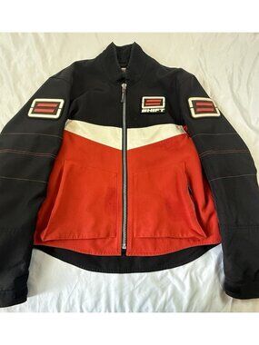Shift Racing Jacket Mens M Black Red Y2K Moto Street Bike 2000s
